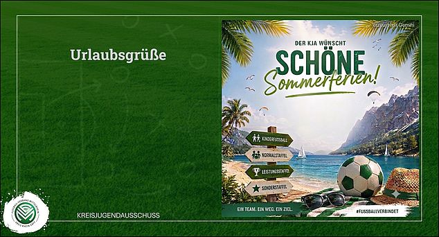 Sommergrüße des Kreisjugendausschusses – Schöne Ferien!