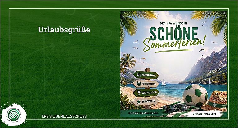 Sommergrüße des Kreisjugendausschusses – Schöne Ferien!