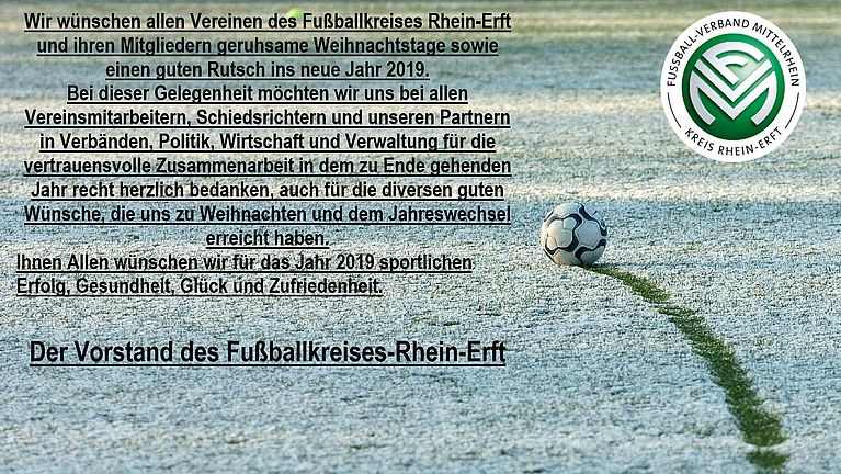 Frohe Weihnachten und die besten Wünsche für das Jahr 2019