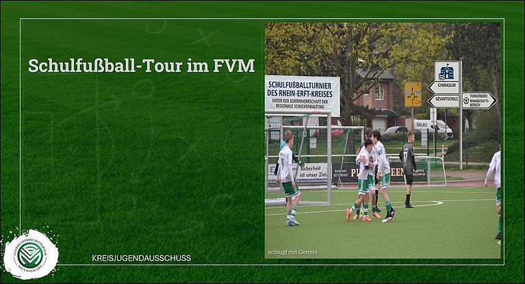 Schulfußball-Tour im Fußball-Verband Mittelrhein