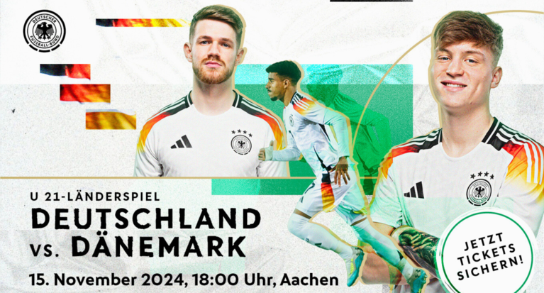U21-DFB-Herren: Jetzt Tickets für heute Abend in Aachen sichern