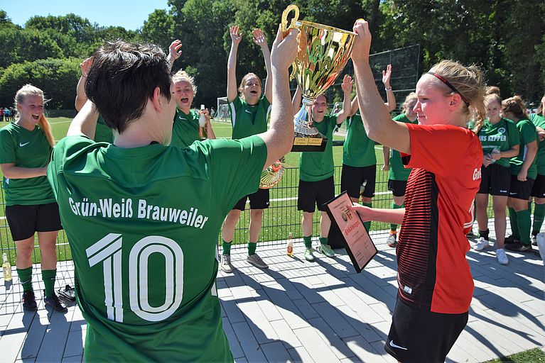 Das Feldpokal-Finale der Frauen wurde am heutigen Sonntag, 01.07.2018 in Horrem auf der Platzanlage des Horremer SV ausgetragen