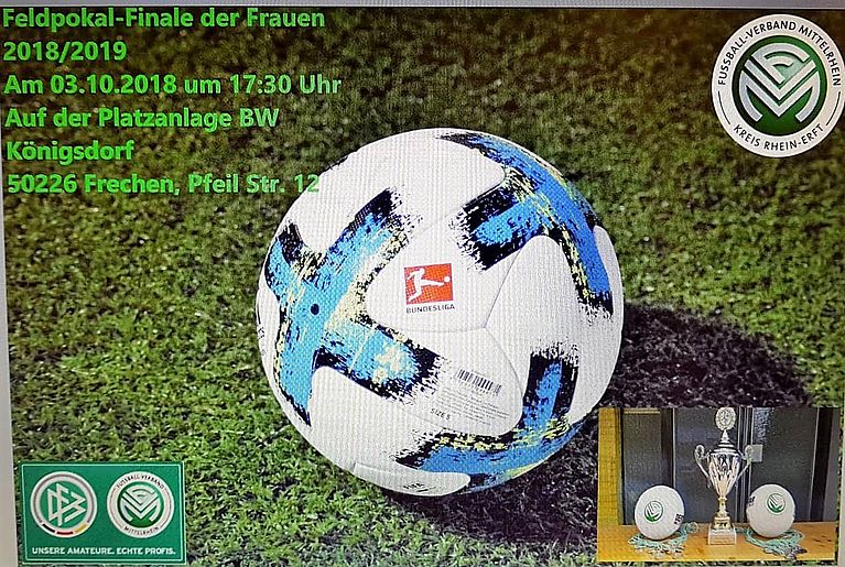 Feld-Pokal-Finale der Frauen 2018/2019 im Fußballkreis Rhein Erft