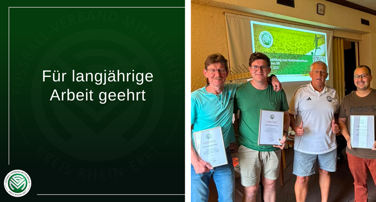 Für langjährige Arbeit geehrt