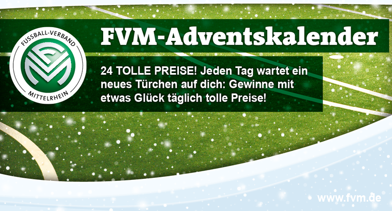 Der FVM-Adventskalender 2018 - Jeden Tag tolle Preise gewinnen!