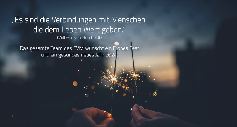 Der FVM wünscht frohe Weihnachten!
